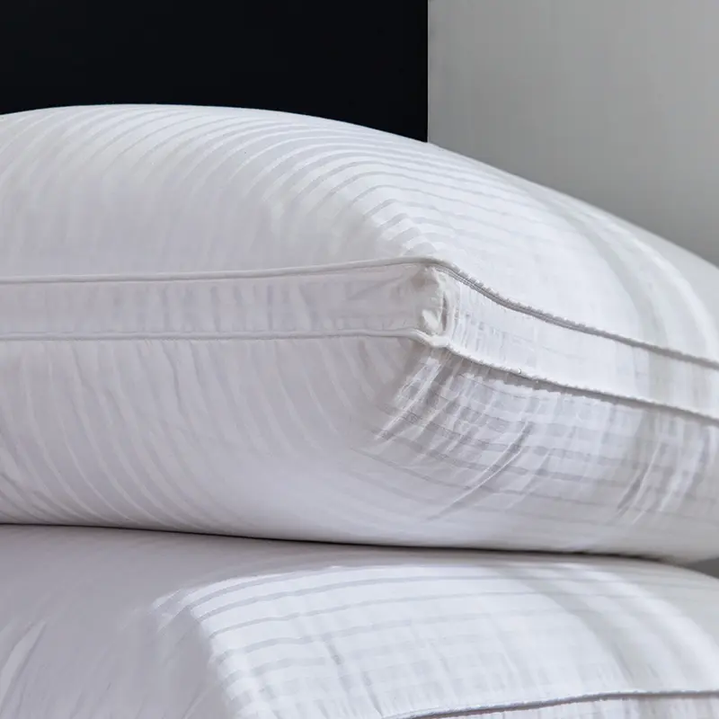 5 Star Hotel Quality Goose down Pillow with 3D Neck Support Slow Rebound 100% Cotton Fabric for Comfortable Sleep