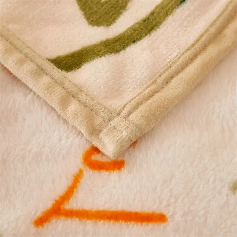 Reinforced Thickness Flannel Two-sided Multifunction Warm Lid Blanket