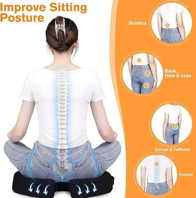Seat Cushion Office Chair Cushions Coccyx Orthopedic Memory Foam U Seat Massage Chair Cushion Pad Car Massage Cushion