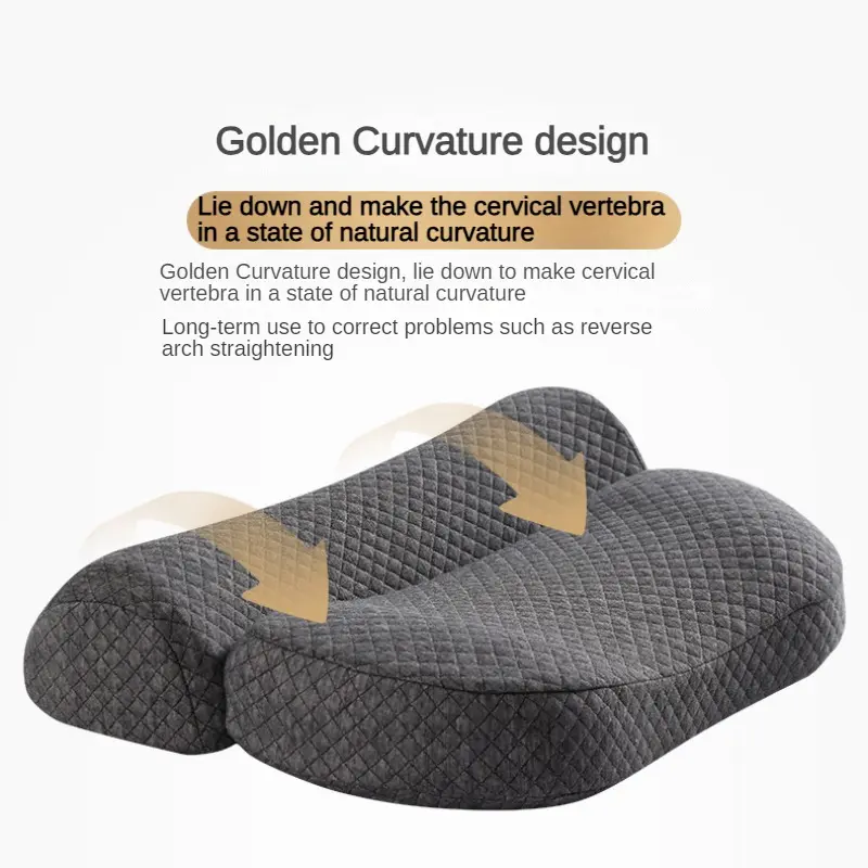 Memory Foam Pillow Orthopedic Cervical Cushion Ergonomics Massage Sleeping Pillow Neck Pain Relief Slow Rebound Cushion Bedding