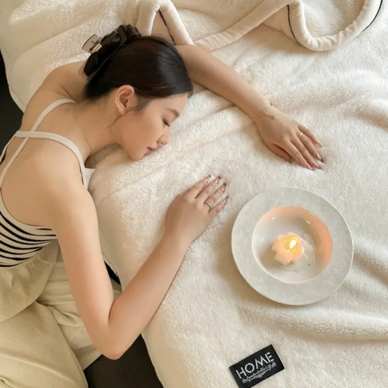 Plush Warm Winter Blanket A Grade Coral Fleece Flannel Soft Thick Bed Blankets for Sofa Single Double Couple Furry Bedspread