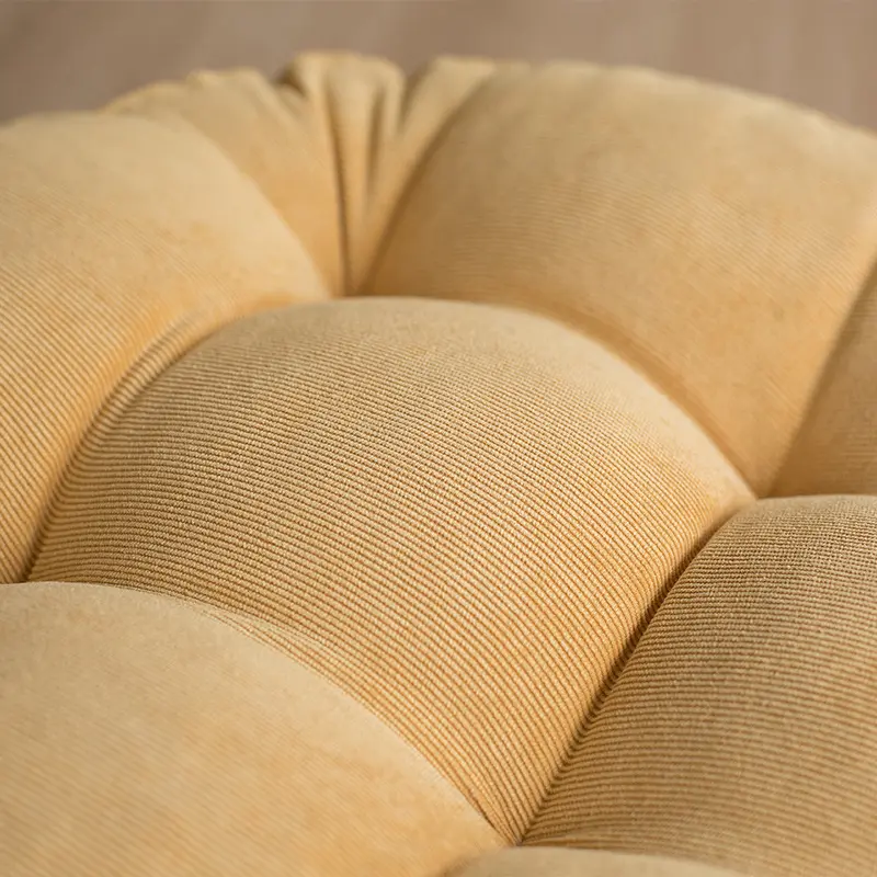 Comfort Lazy Stool Floor Seat Pillow Students Round Large Pillows Seating for Adults Tufted Corduroy Cushion Tatami Living Room