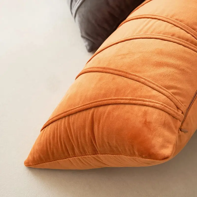 30x50cm 45x45cm 50x50cm Striped Velvet Throw Pillow Covers Modern Decorative Couch Throw Square Soft Cozy Plush Gift Pillowcases