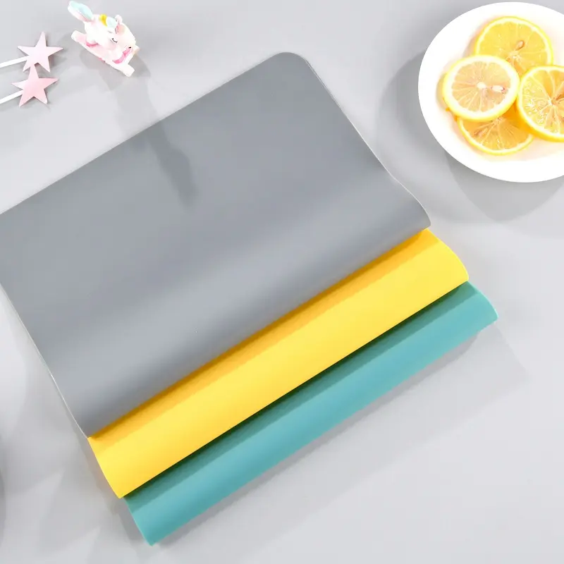 1/4/6pcs Silicone Heat-Insulating Placemats Table Mat Non-slip Coaster Mat High-Temperature Resistant Placemats Pot Bowl Mat