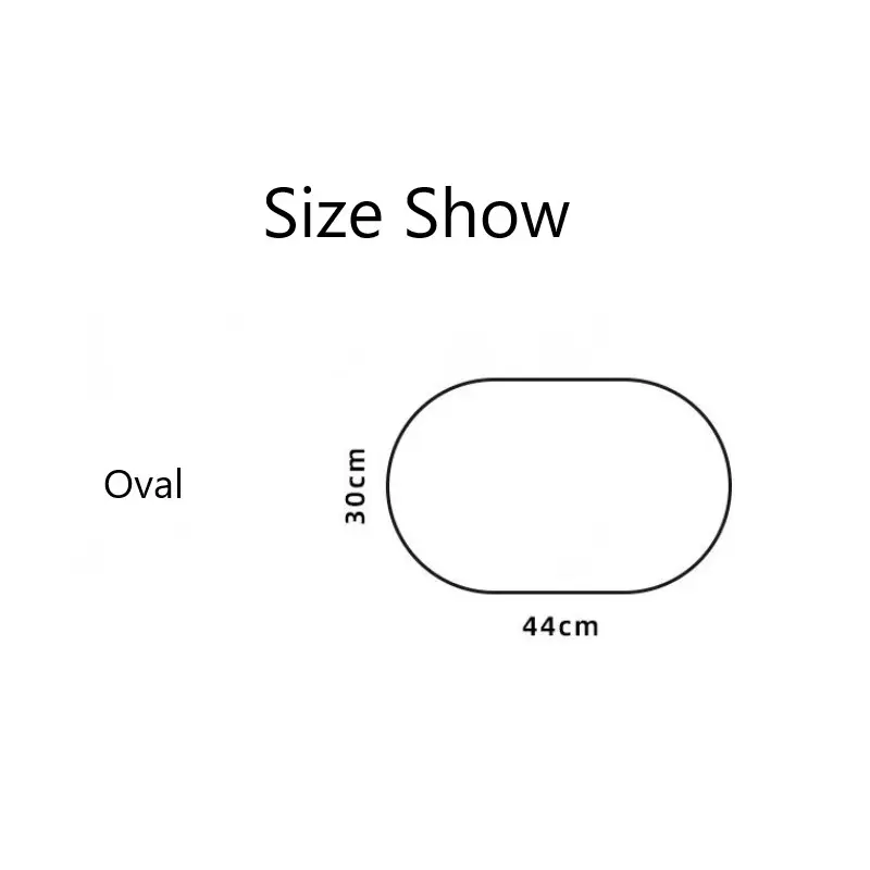 1/4/6pcs Cream Oval Placemats Waterproof Wipeable Washable Place Mats, Non-Slip Table Placemats for Dining Table Kitchen Patio