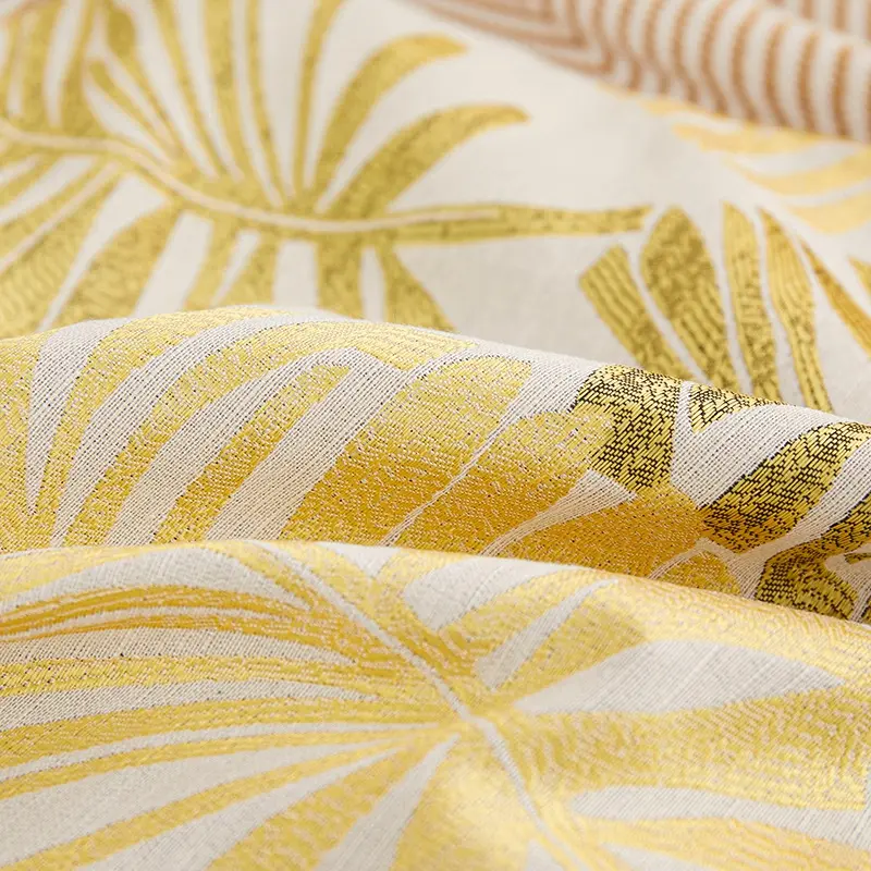 45x45cm Jacquard Tropical Leaves Throw Pillow Covers Green Palm Leaf Cushion Covers for Sofa Couch Chair Garden Home Decor 방석
