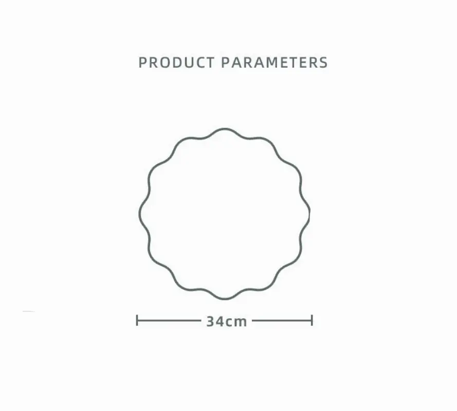 1/4/6pcs Printed Flower Shape Faux Leather Placemats Insulated Table Mat for Kitchen Dining Table Striped Waterproof Plate Mat