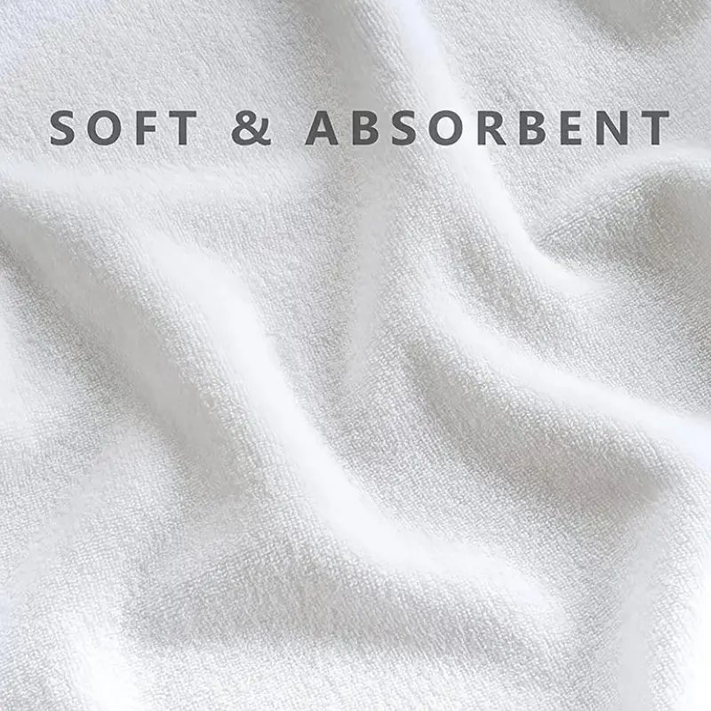 White Towels Premium Black Hand Towels 100% Cotton Ultra Soft Highly Absorbent Hotel & Spa Quality Hand Towels Home Supplies