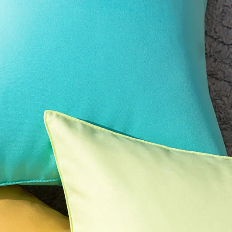 45x45cm Outdoor Waterproof Throw Pillow Covers Decorative Green Patio Furniture Summer Cushion Cases Outside Decor for Couch