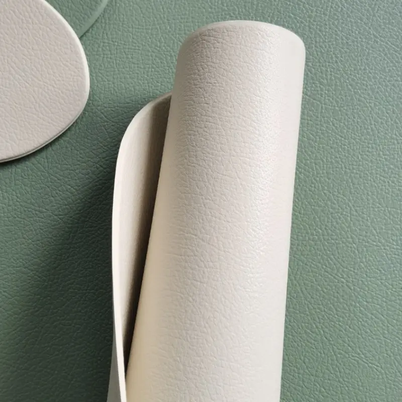 1/4/6sets Cream Placemat and Coaster Set Oil-Proof Waterproof for Kitchen Irregular Shape PU Leather Tables Mats Pad Coffee Shop