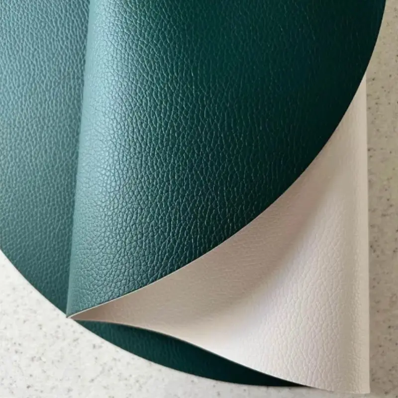 1/4/6sets Cream Green Oval Placemats PU Fuax Leather Table Decor Mats Pad for Kitchen Coffee Dining Room Christmas Table Decor