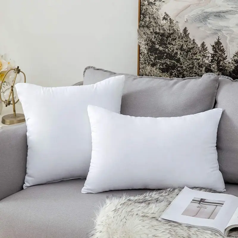 30x50cm 45x45cm 50x50cm Throw Pillows Insert Cushion Inner Soft Fluffy Plump Stuffer Cushion Pads White Decorative Pillow Insert