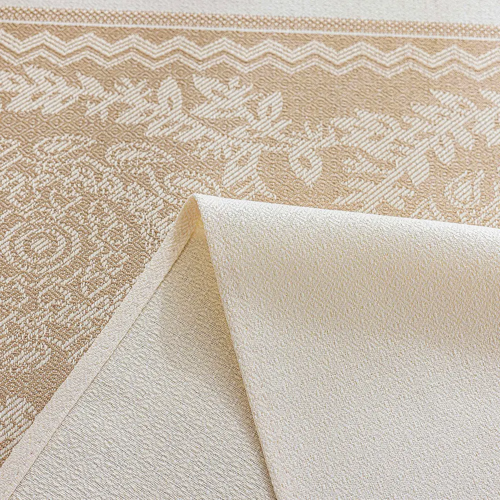Battilo Vintage Rectangle Tablecloth Linen Table Cover Waterproof Stain Resistant Table Cloths for Dining Table Kitchen Decor