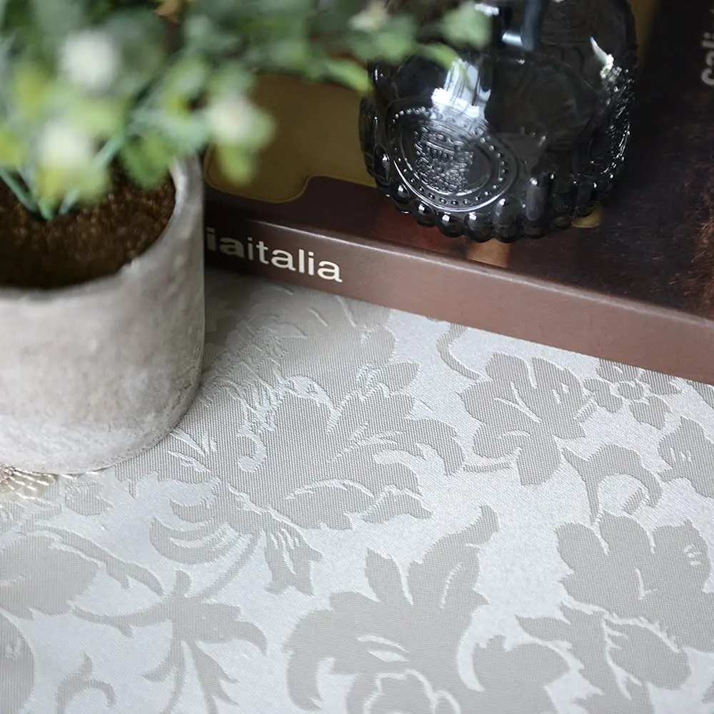 Battilo Oval Tablecloth Macrame Embroidered Lace Tables Cloth Coffee Desk Cover for Dining Table Wedding Kitchen Party Decor
