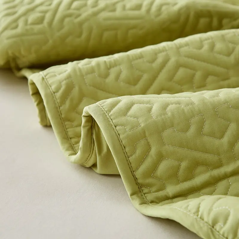 Quilted Mattress Cover Pure Cotton Soft Anti-bacterial Breathable Bed Pad Mat Mattress Protector Toper Cover Without Pillowcase