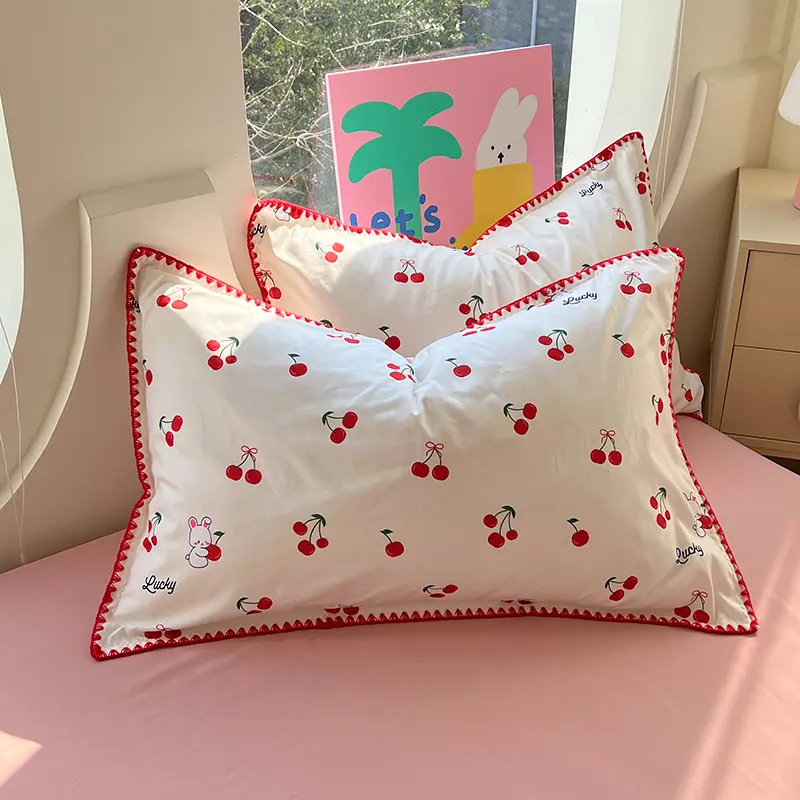 3pcs/set Duvet Cover with Pillowcase Washed Cotton Bedclothes Comforter Cover Pillowcase Soft Bedding Sets Quilt Cover Ins Style