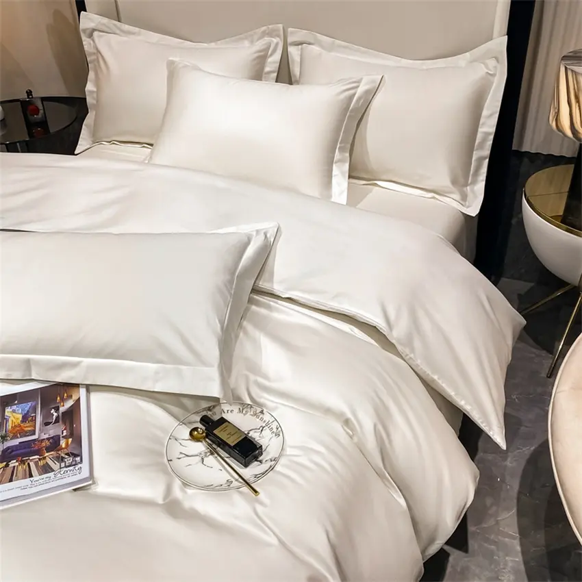 Luxury Bedding Set 100% Egyptian Cotton Duvet Cover Pillowcase Ru Europe Double Queen King Size Bed Linen Soft Bed Sheet Sets