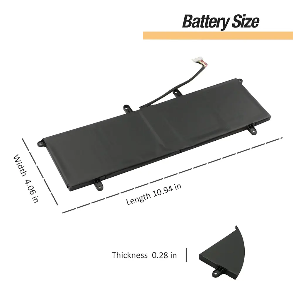 C41N1901 Laptop Battery for Asus ZenBook Duo UX481 UX481F UX481FL UX481FA UX481FAY UX481FLY UX4000F UX4000FL UX481FA-BM021R