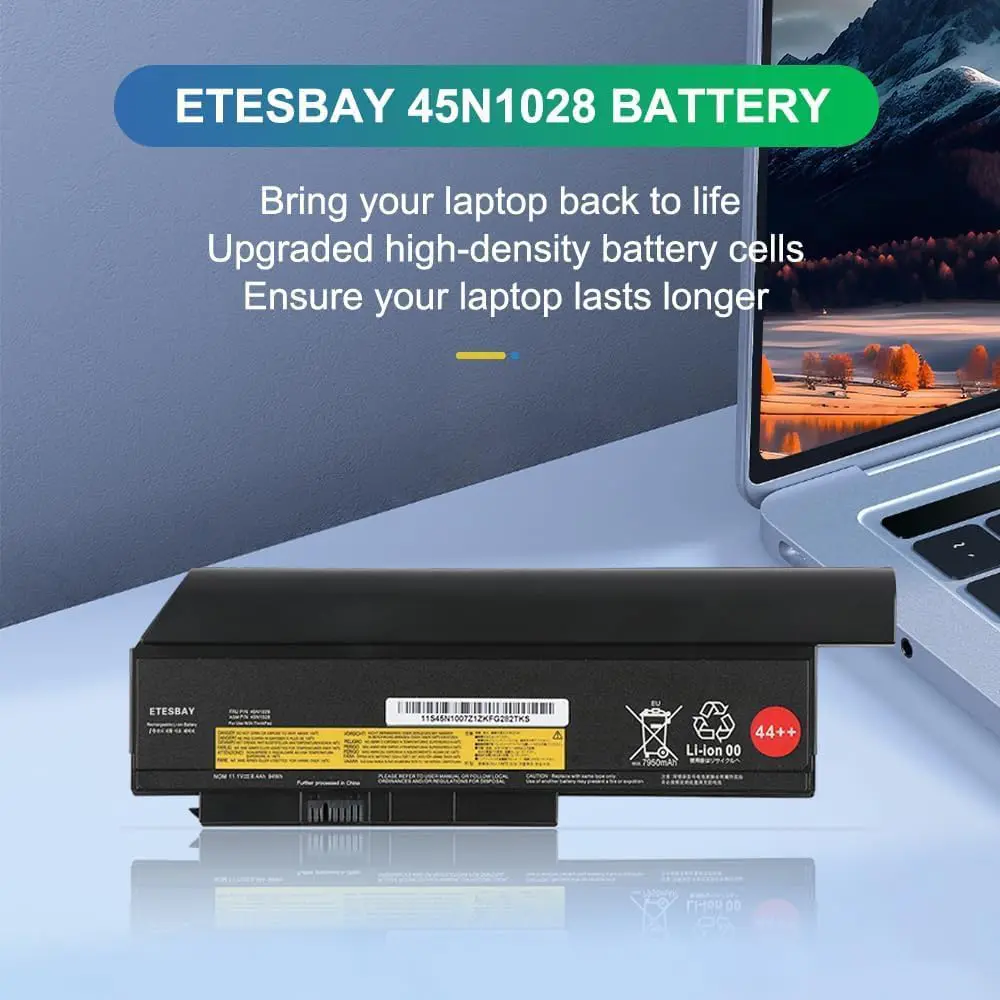 44+ 94WH 42T4899 42T4900 42T4942 42T4872 42T4865 42T4866 Laptop Battery for Lenovo Thinkpad X230 X230I X220 45N1029 45N1028