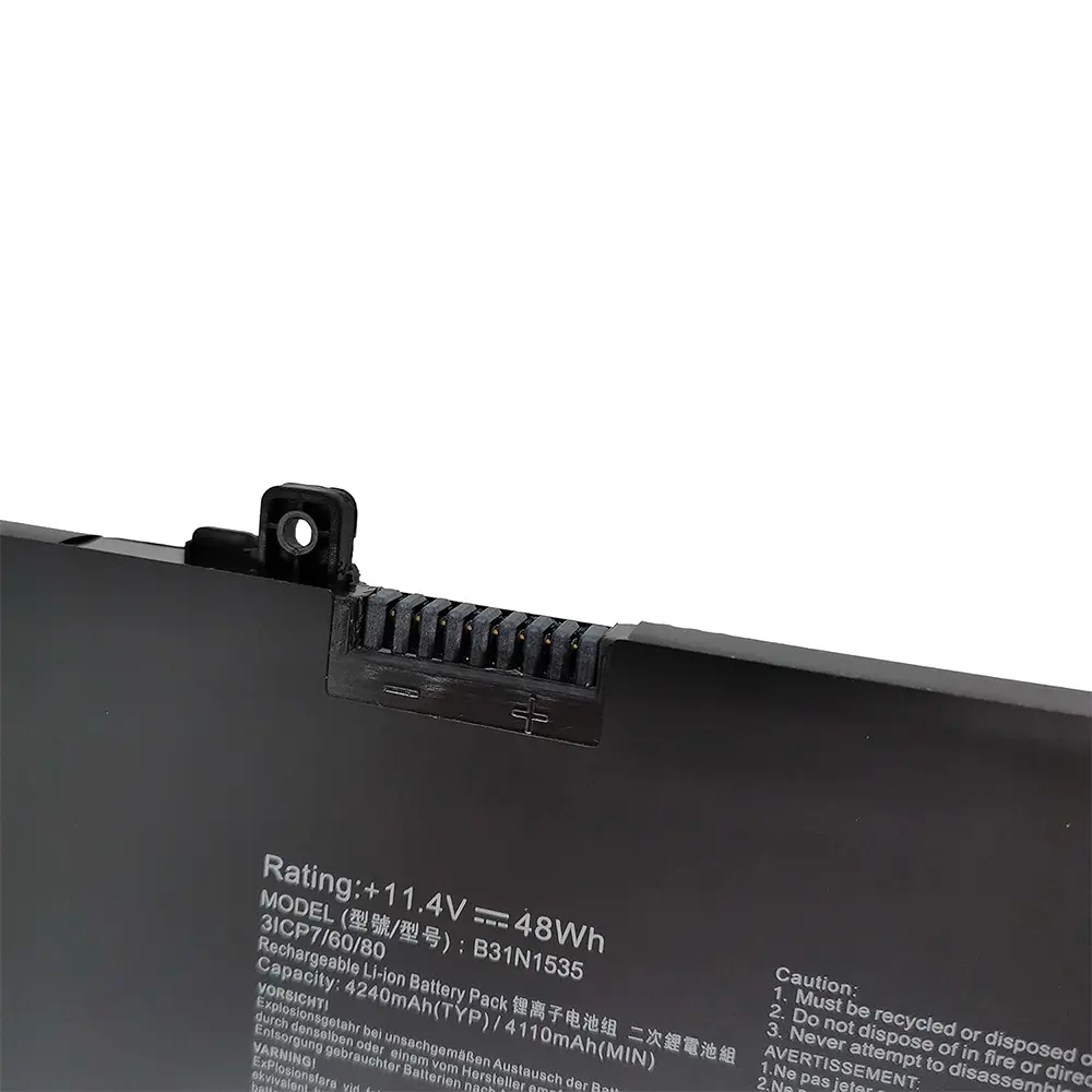 B31N1535 Replacement Laptop Battery for Asus ZenBook UX310 UX310UA UX310UQ UX310UF UX410 UX410UA UX3410UA UX410UQ U4000U U400UQ