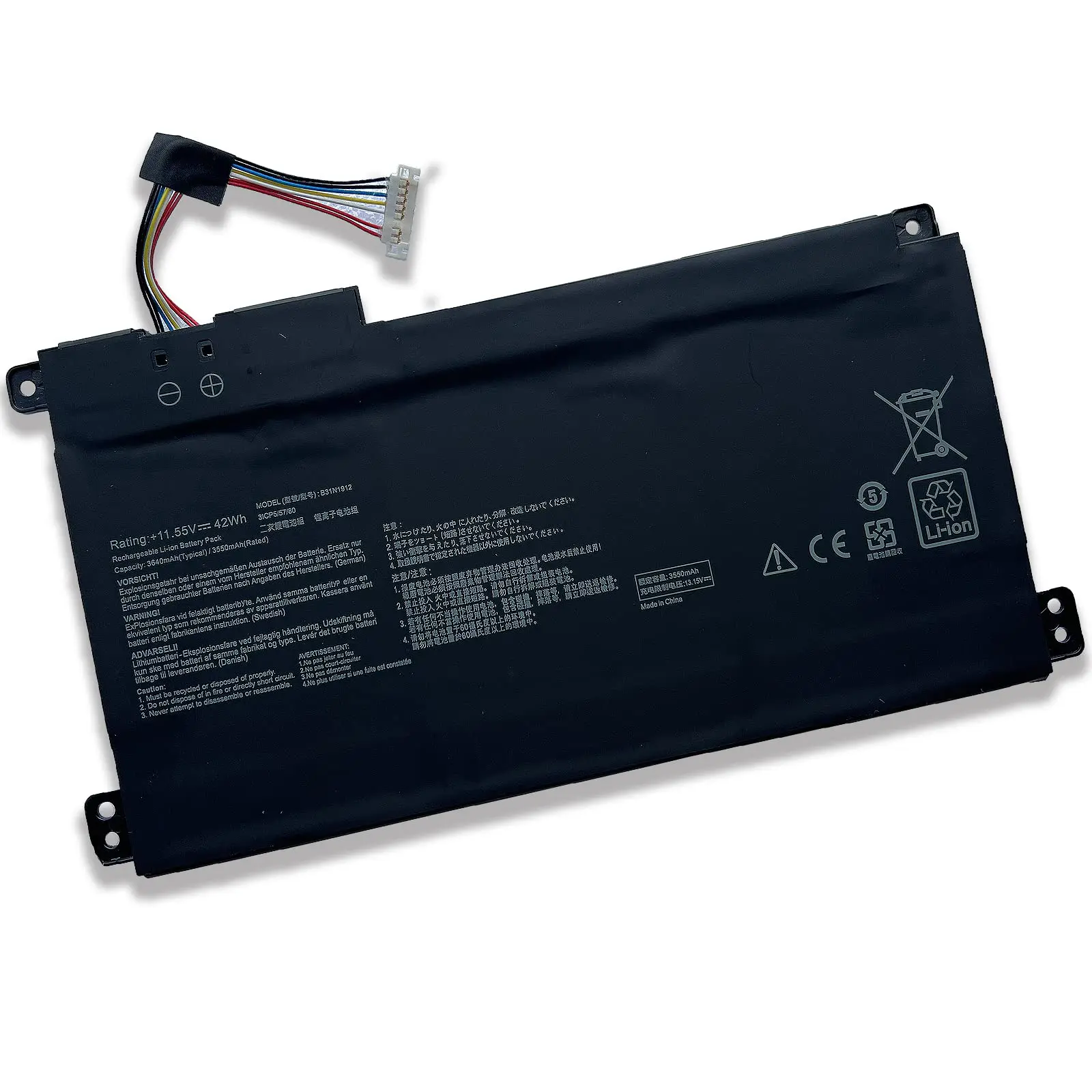 B31N1912 C31N1912 Battery for ASUS VivoBook 14 E410M E410KA E510KA E510MA L410MA L510MA F414MA E410KA-EK037WS E410MA-BV1312WS