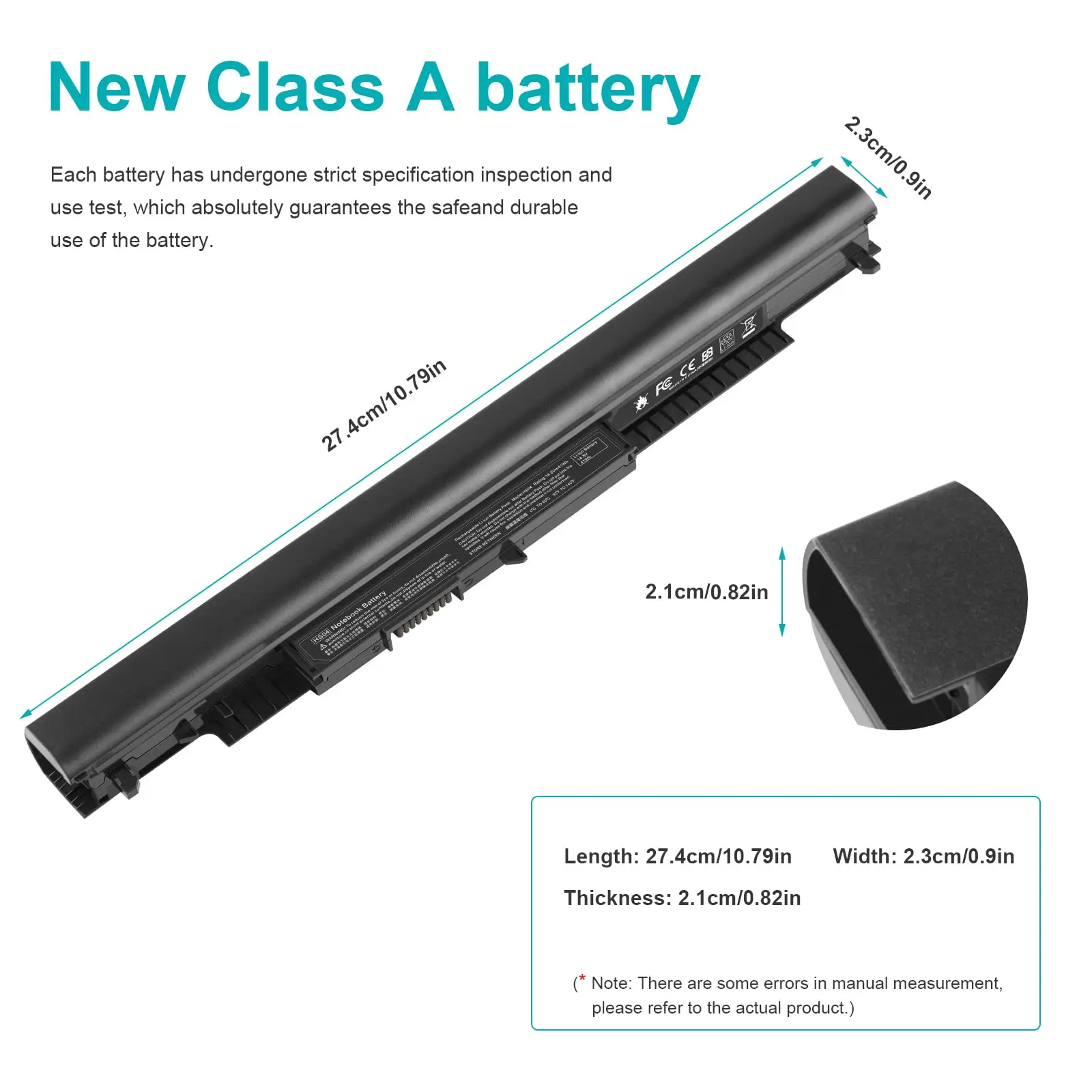 HS04 HS03 807956-001 807957-001 807612-421 Laptop Battery for HP 240 245 246 250 255 256 G4/G5 Pavilion 14-AC 15-AC 17-X Series