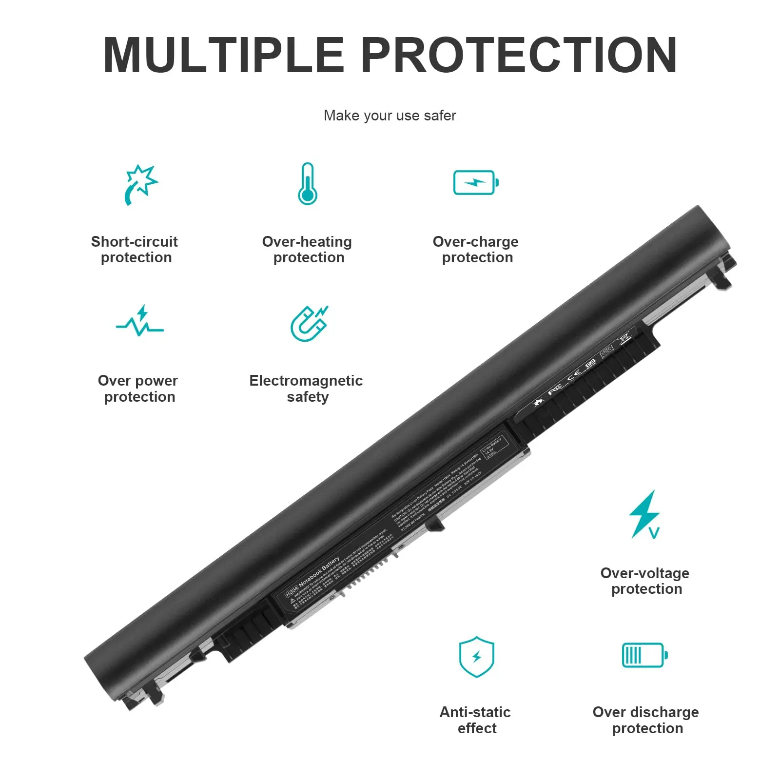 HS04 HS03 807956-001 807957-001 807612-421 Laptop Battery for HP 240 245 246 250 255 256 G4/G5 Pavilion 14-AC 15-AC 17-X Series