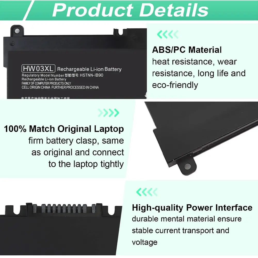 HW03XL L97300-005 Battery for HP Pavilion 15-EG 15-EH 15Z-EH 17-CN 17t-CN 17-CP 17z-cp100 17S-CU 15t-eg100 15z-eh100 15-EG0XXX
