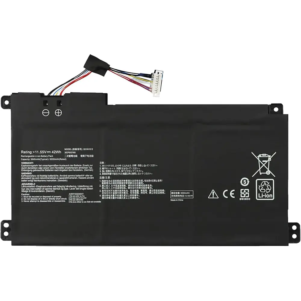 B31N1912 C31N1912 Laptop Battery for ASUS VivoBook 14-E410MA L410MA E410KA E510MA E510KA F414MA L510MA R522MA E410MA-EK026TS