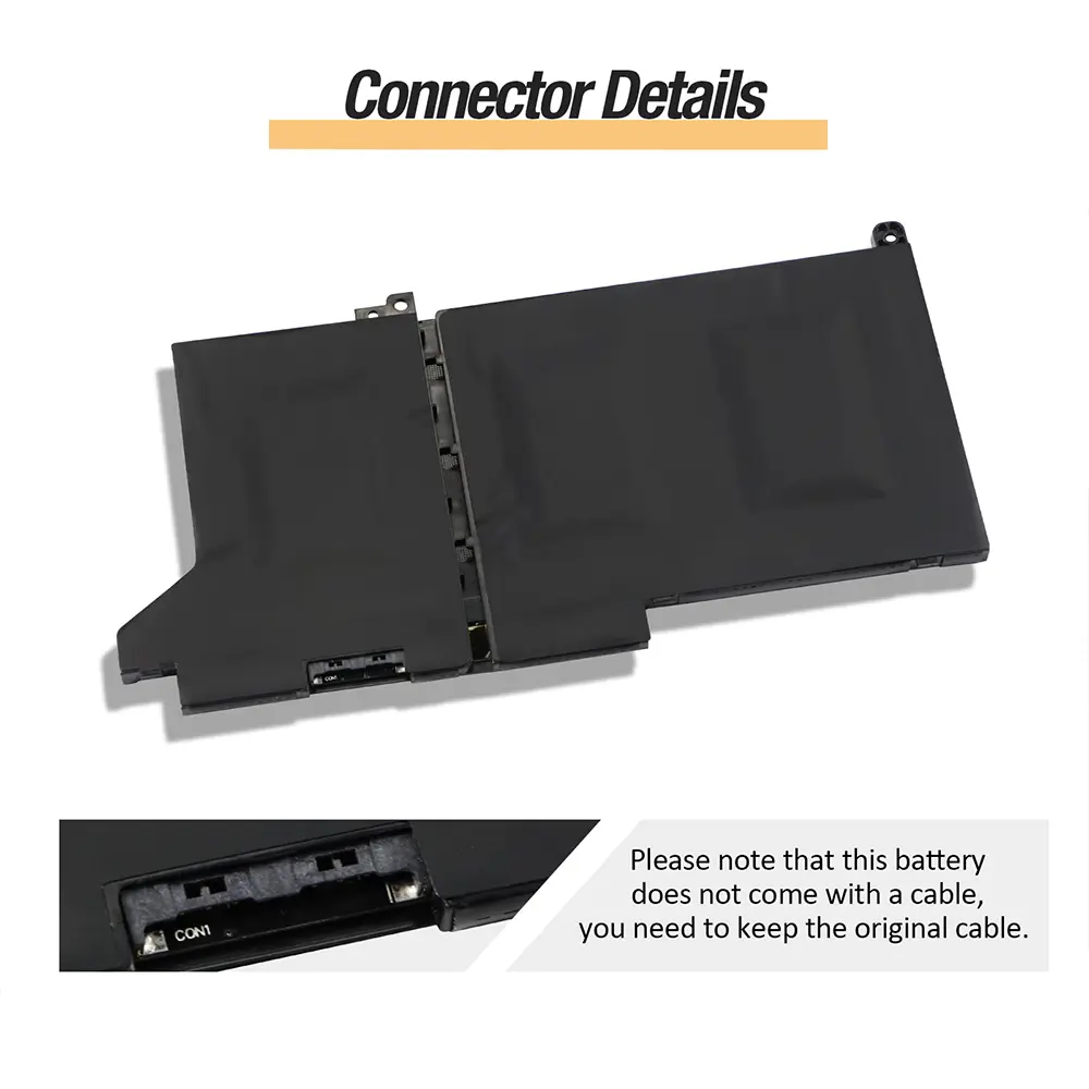 DJ1J0 Laptop Battery for Dell Latitude 12 7280 7290 E7280 E7290 13 7380 7390 E7380 E7390 14 7480 7490 E7480 E7490 C27RW PGFX4