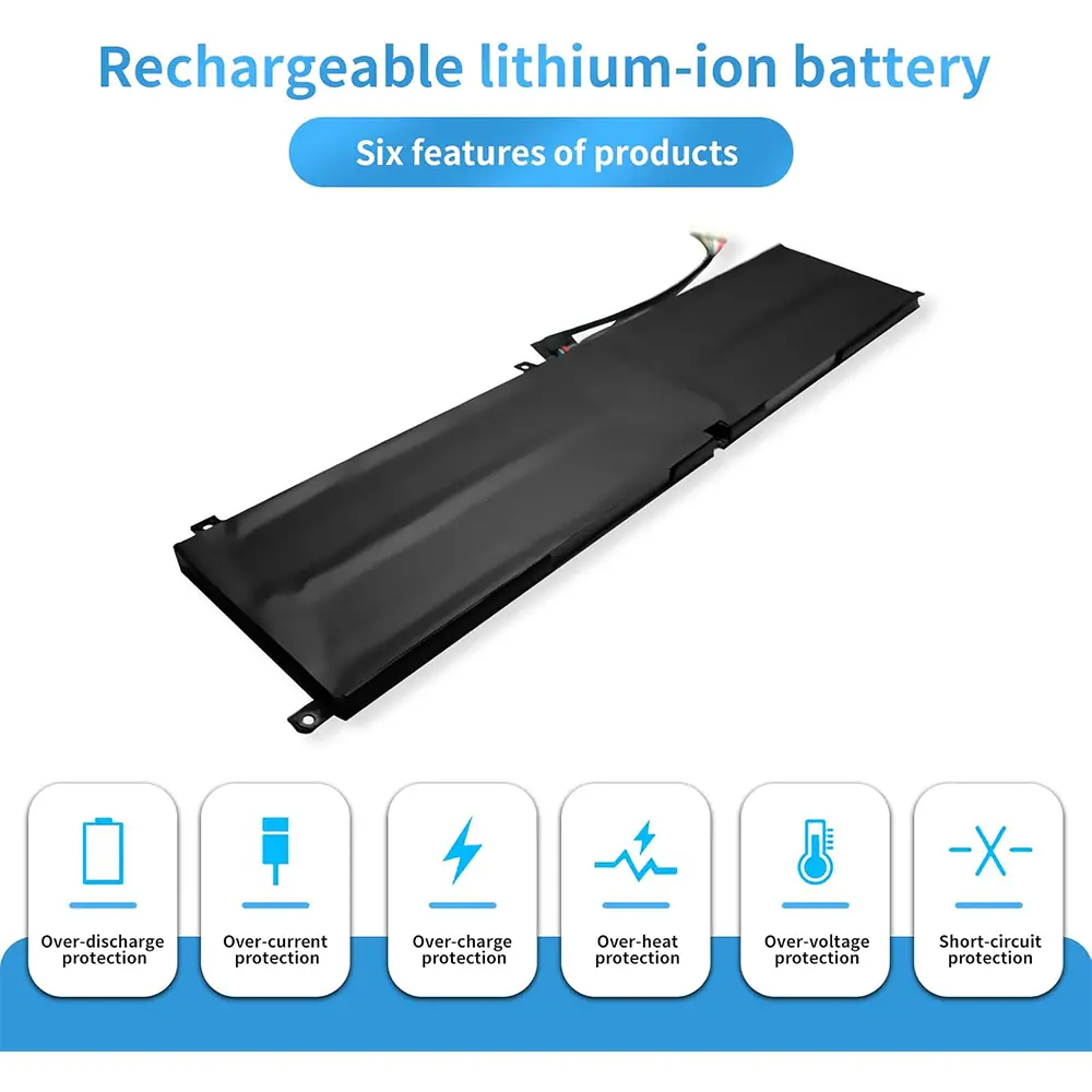 BTY-M6L Laptop Battery for MSI GS65 Stealth Thin 8RF 8RE 9RE PS42 8RB P65 Creator 8RD 8RE MS-16Q2 MS-16Q3 PS63 Modern 8RC GS75