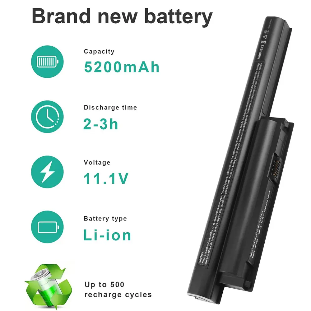 BPS26 New Laptop Battery for Sony VAIO VGP-BPS26 VGP-BPL26 VGP-BPS26A PCG-61A12L PCG-61A13L PCG-61A14L PCG-71713L PCG-71912L