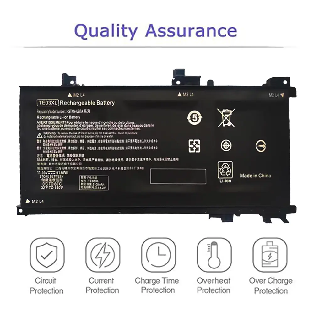 TE03XL battery for HP Omen 15-ax000 15-ax033dx 15-ax210nr 15-ax001ns Pavilion 15-bc000 15-bc008tx 849910-850 849570-541 542 543