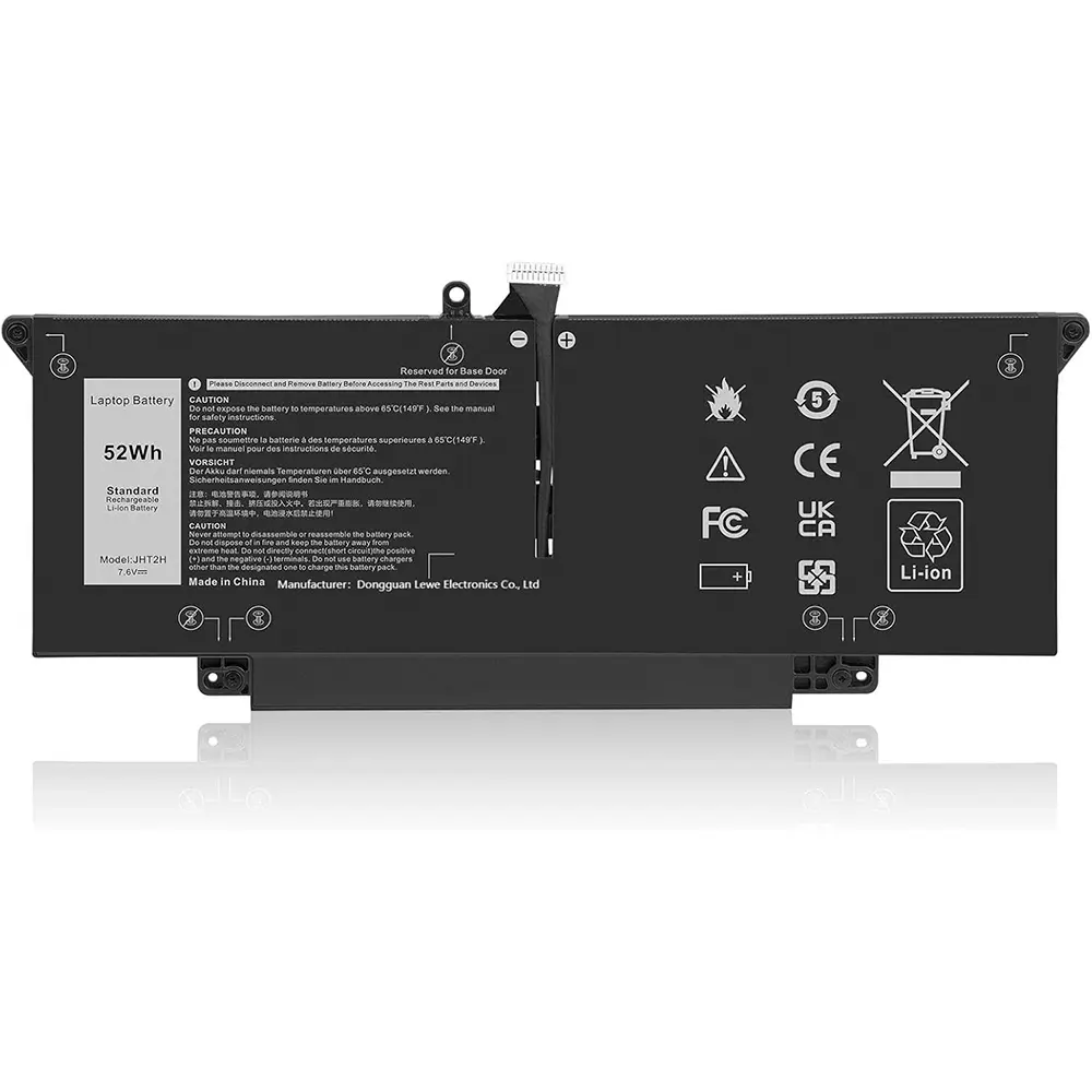 52Wh JHT2H Laptop Battery for Dell Latitude 7310 7410/7410 Chromebook Enterprise Series P34S P34S001 Y7HR3 35J09 4V5X2 HRGYV
