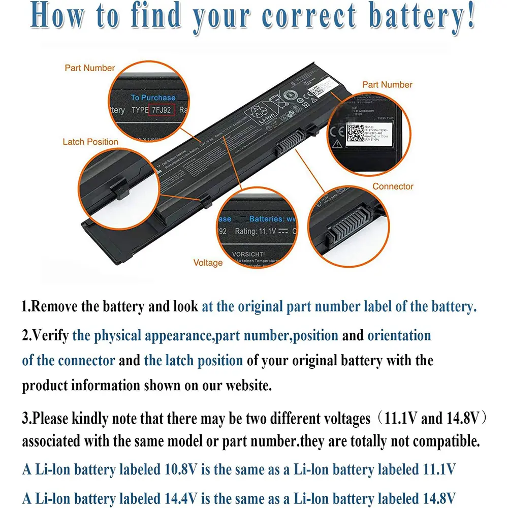 PE03XL Battery Replacement for HP PE03XL PE03 Chromebook 210 G1 11 G4 HSTNN-LB6M HSTNN-PB6J 766801-421 767068-005 766801-851