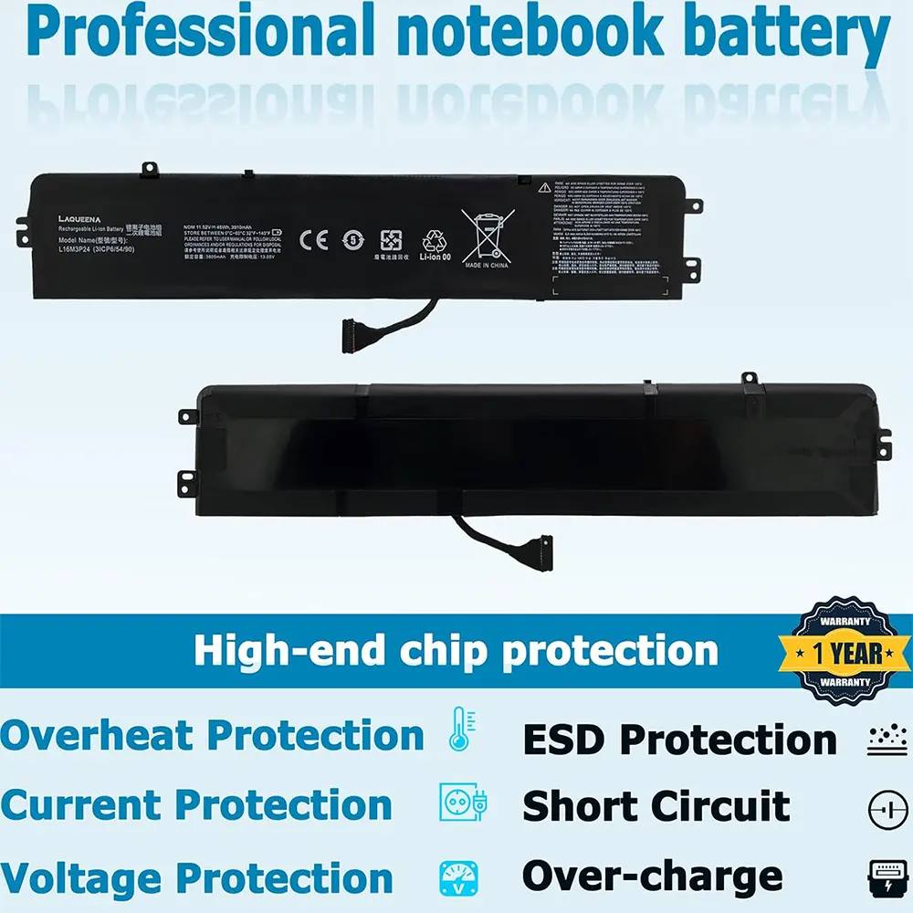 L14M3P24 Laptop Battery for Lenovo IdeaPad Y700-14ISK 700-15ISK 700-17ISK Legion Y520-15IKBA Y520-15IKBM L14S3P24 L16S3P24