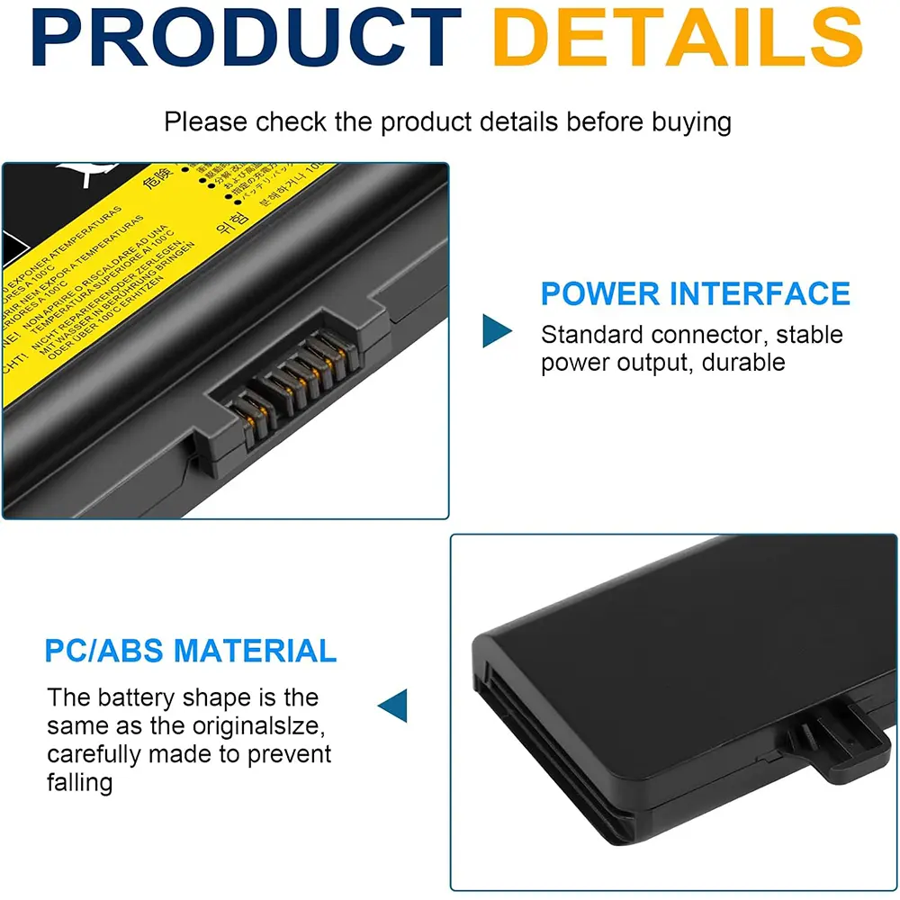 B590 E430 E530 E540 0A36311 Laptop Battery for ThinkPad E431 E435 E440 E445 E531 E535 45N1048 45N1049 45N1043 45N1042 45N1044