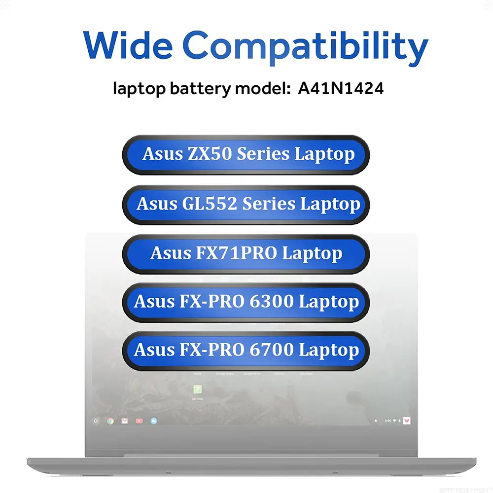 A41N1424 Battery for Asus ROG GL552V GL552VW GL552VW-DH74 DH71 GL552JX GL552J GL552;ZX50JX X50J X555 ZX50 FZ50 FX50VW;FX-PLUS