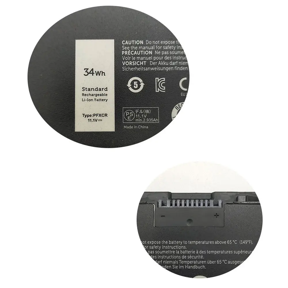 PFXCR 11.1V Laptop Battery F38HT G0G2M T19VW 3RNFD 34GKR 451-BBFT for Dell Latitude E7420 E7440 E7450 Ultrabook 7000 Series