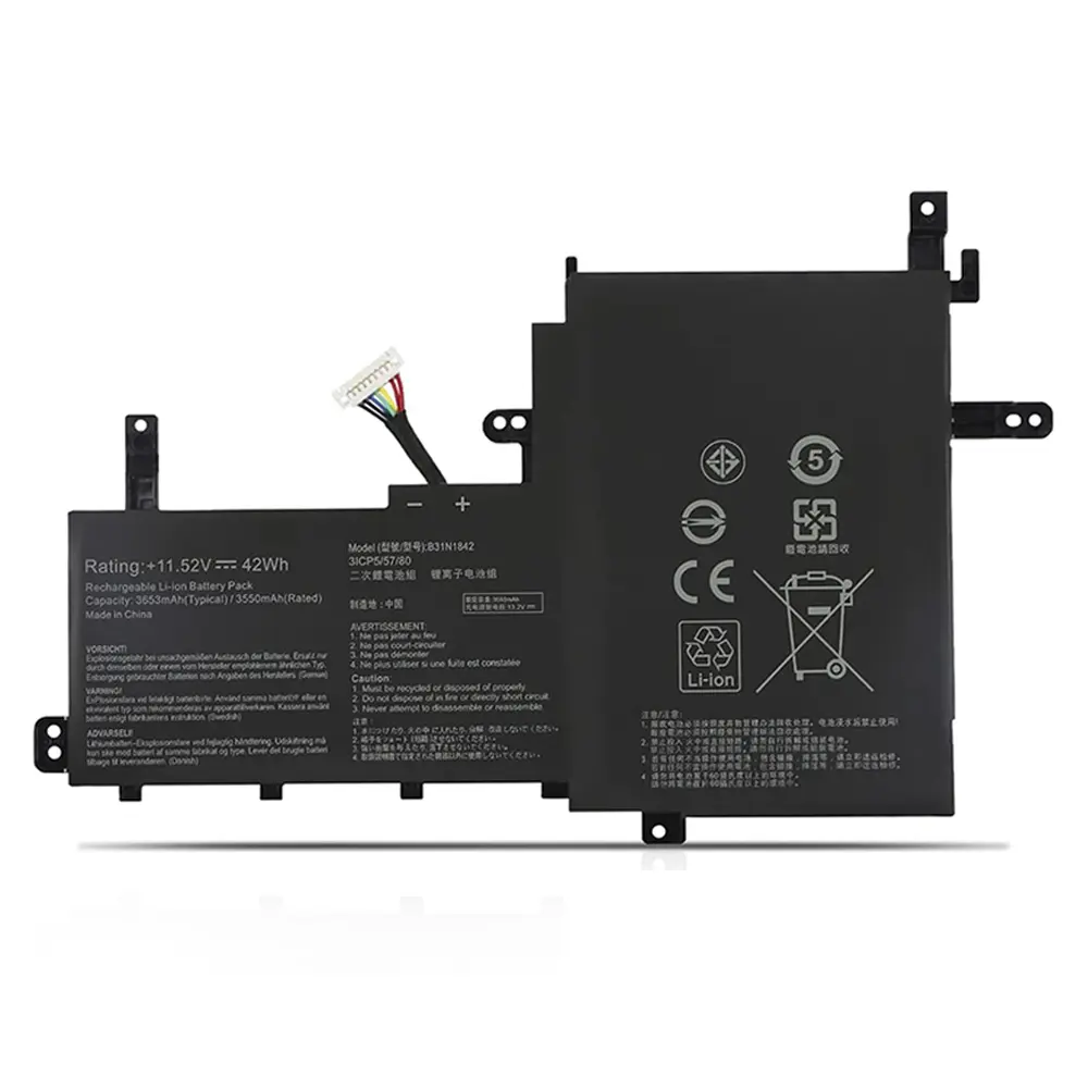 B31N1842 Laptop Battery for ASUS VivoBook S15 X513EA X513EP X513EQ X531F X531FA K531F S531F S531FA S531FL V531F S5500F V5050E