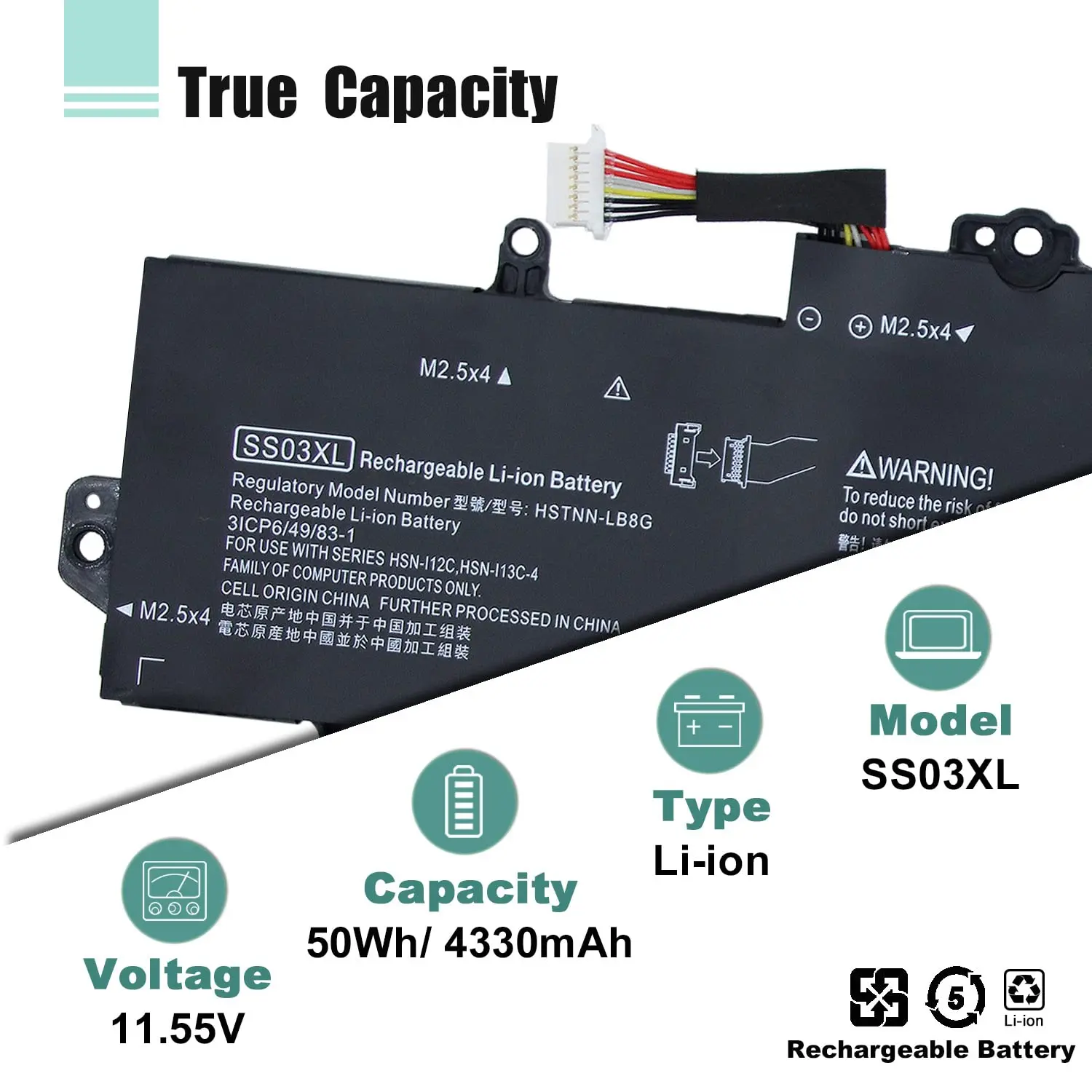 SS03XL Battery for Hp EliteBook 840 730 735 740 745 830 846 G5 735 745 830 840 G6 ZBook 14U G5 G6 HSN-112C HSTNN-LB8G 933321-855