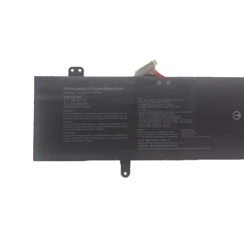 B31N1631 Laptop Battery For ASUS VivoBook 15 X505ZA X505BA X505BP F505 F505ZA F505BA X505ZA-BQ012T X505BA-1A 42WH