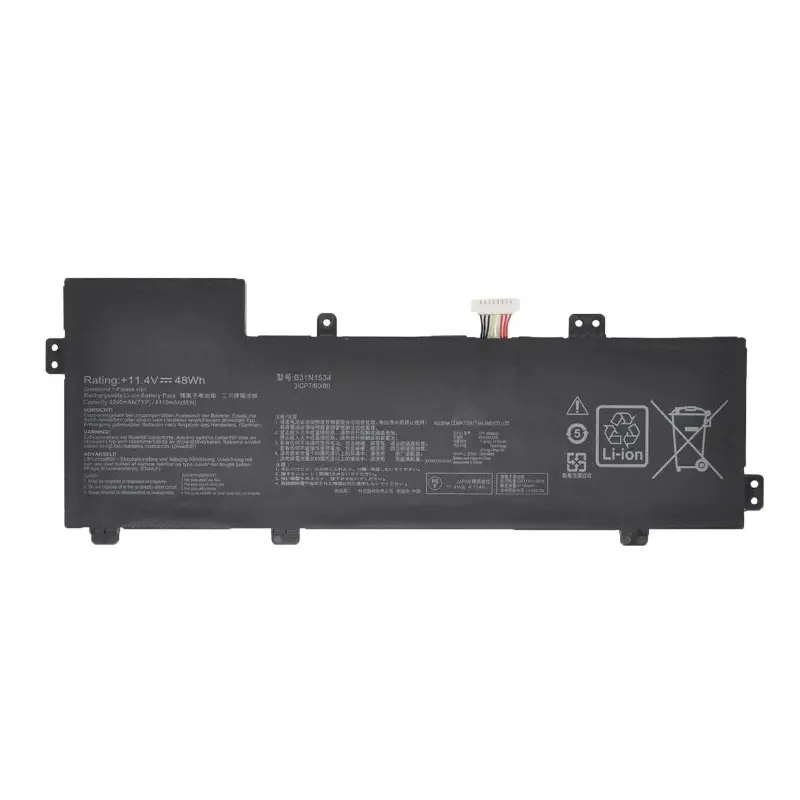 B31N1534 Laptop Battery for Asus Zenbook U5000 UX510 UX510UW UX510UW-1A UX510UW-RB71 UX510UW-CN044T UX510UX-1A UX510UX-CN020T-BE