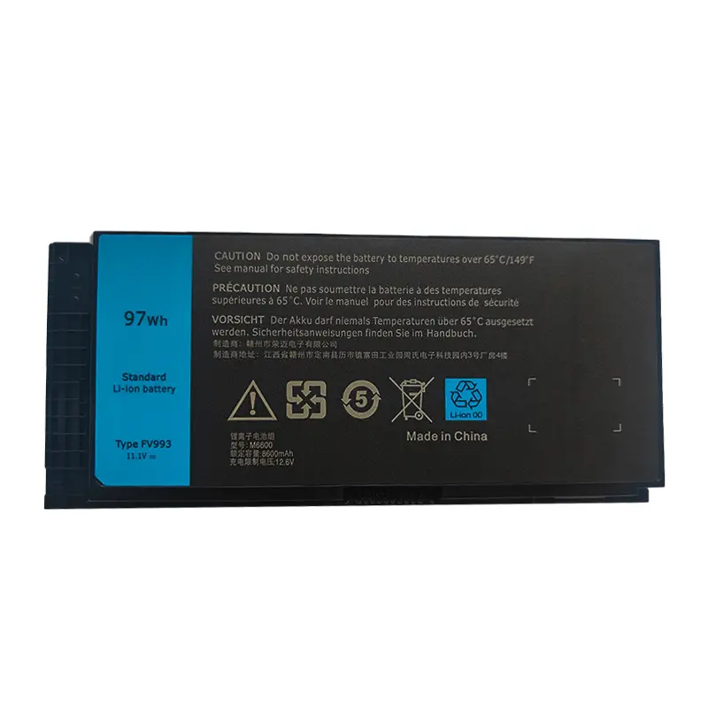 FV993 Laptop Battery For DELL Precision M6600 M6700 M6800 M4800 M4600 M4700 Series FJJ4W T3NT1 N71FM PG6RC R7PND 3DJH7 97KRM