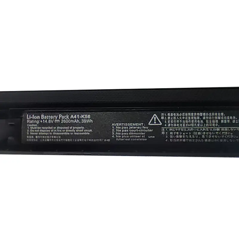 A41-K56 Laptop Battery For Asus A56 A46 K56 K56C K56CA K56CM K46 K46C K46CA K46CM S56 S46C A31-K56 A32-K56 A42-K56 44Wh