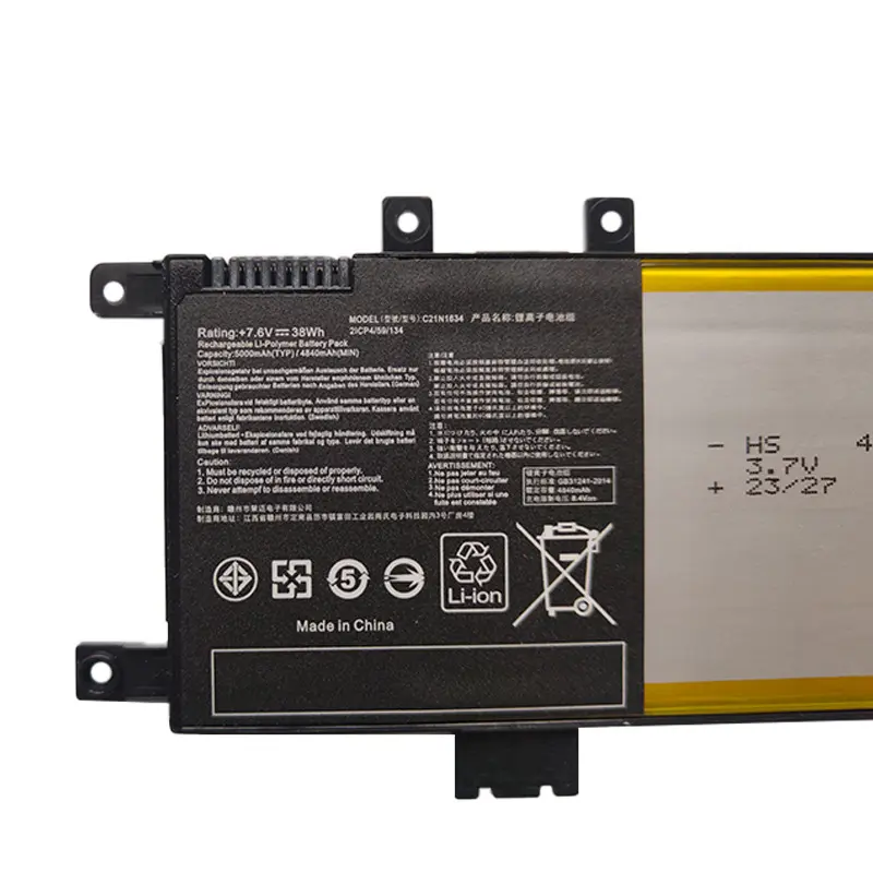 Suitable for ASUS C21N1634 A580U/B R/X542U FL5900L FL8000U notebook battery