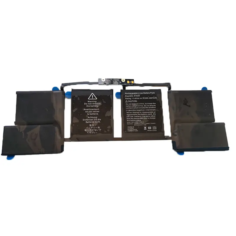 76WH A1820 Laptop Battery For APPLE MACBOOK PRO 15" A1707 2016 2017 Year 11.4V 6667mAh
