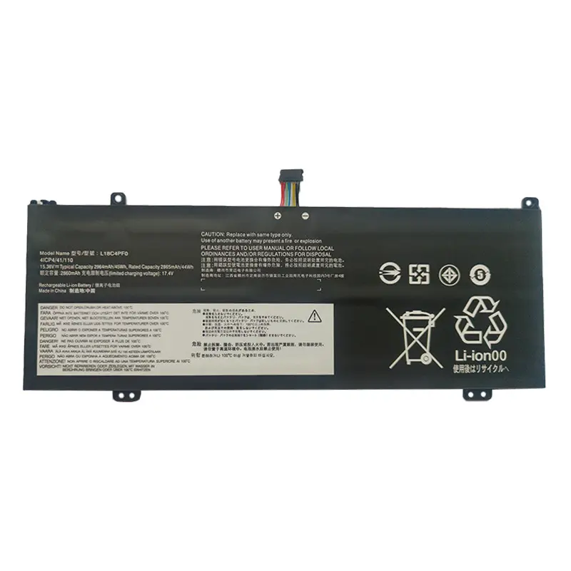 15.36V 45Wh L18C4PF0 Laptop Battery For S540-13-IWL S540-14-IWL S550-14-API S550-14-ARE ThinkBook 13S-IWL 13S-IML 13S-ARE