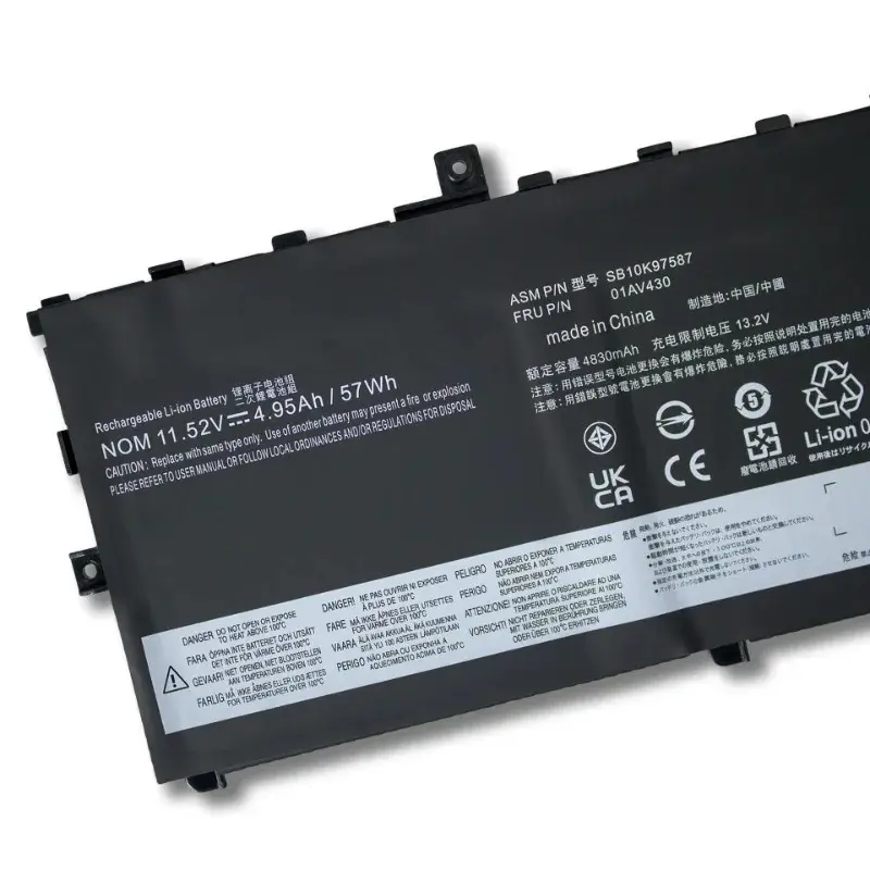 LIXI 01AV494 01AV430 Laptop Battery For Lenovo Thinkpad X1 Carbon 5th 2017 6th 2018 Series 01AV429 SB10K97586 01AV431