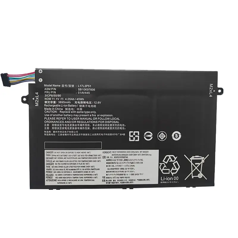 L17M3P52 01AV445 Battery for Lenovo ThinkPad E480 E485 E490 E580 E585 E590 R480 R580 L17C3P51 L17L3P51 L17M3P51